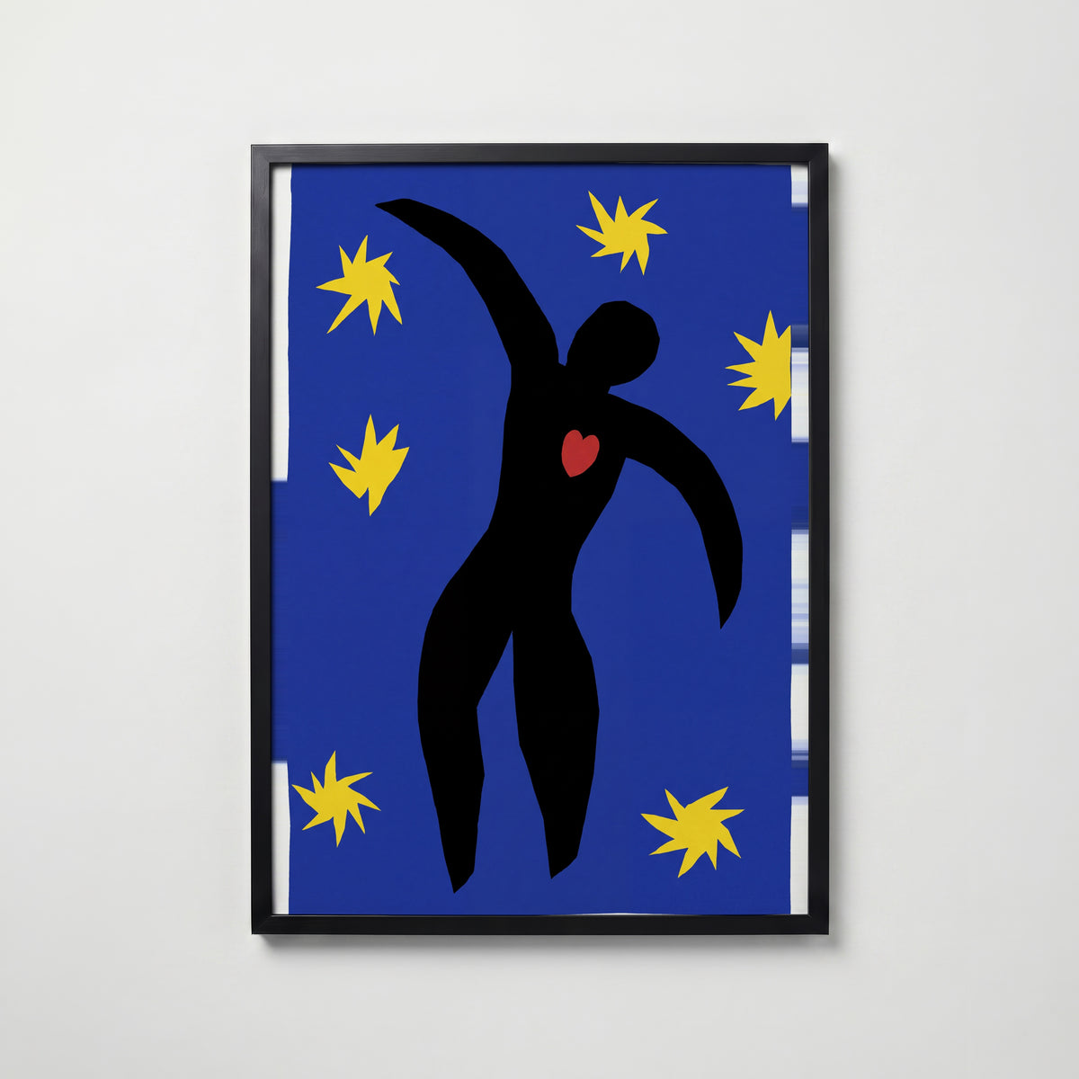 Henri Matisse Icarus 1947 Poster – svart ram