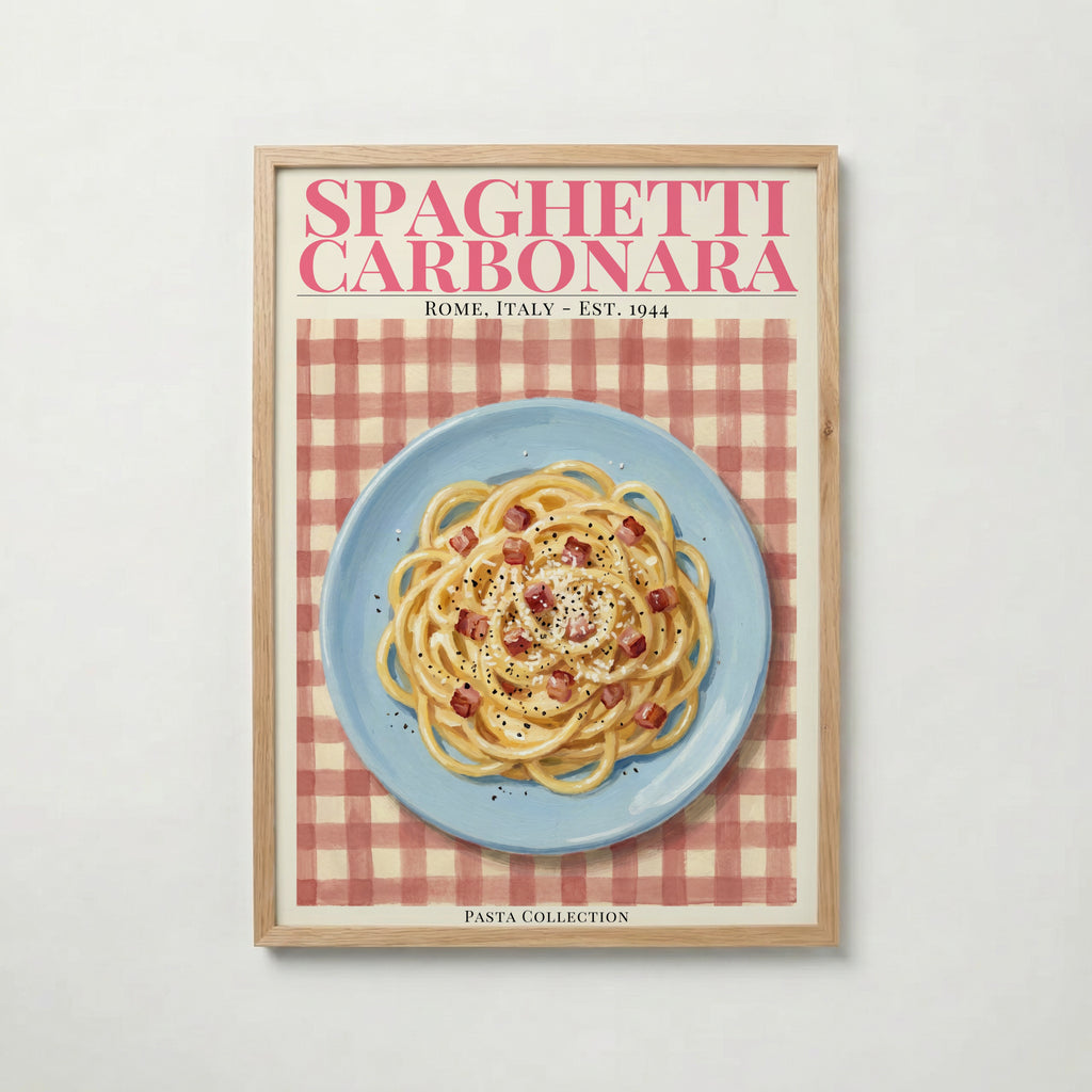 Spaghetti Carbonara Poster