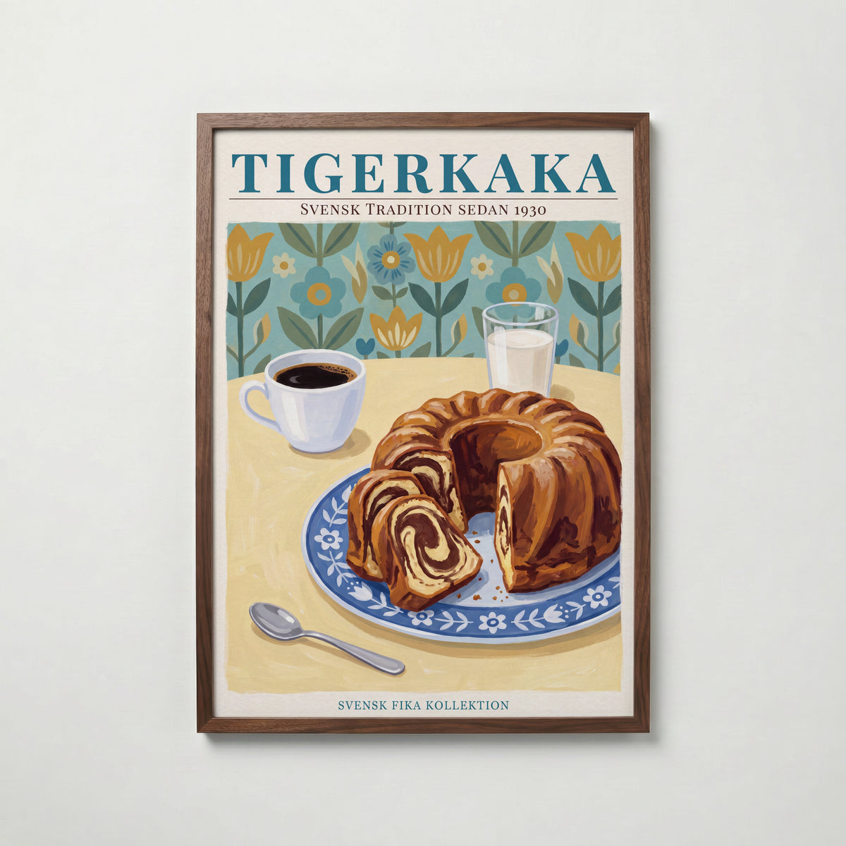 Tigerkaka Poster – valnötsram