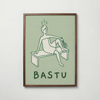 Bastu Poster – valnötsram