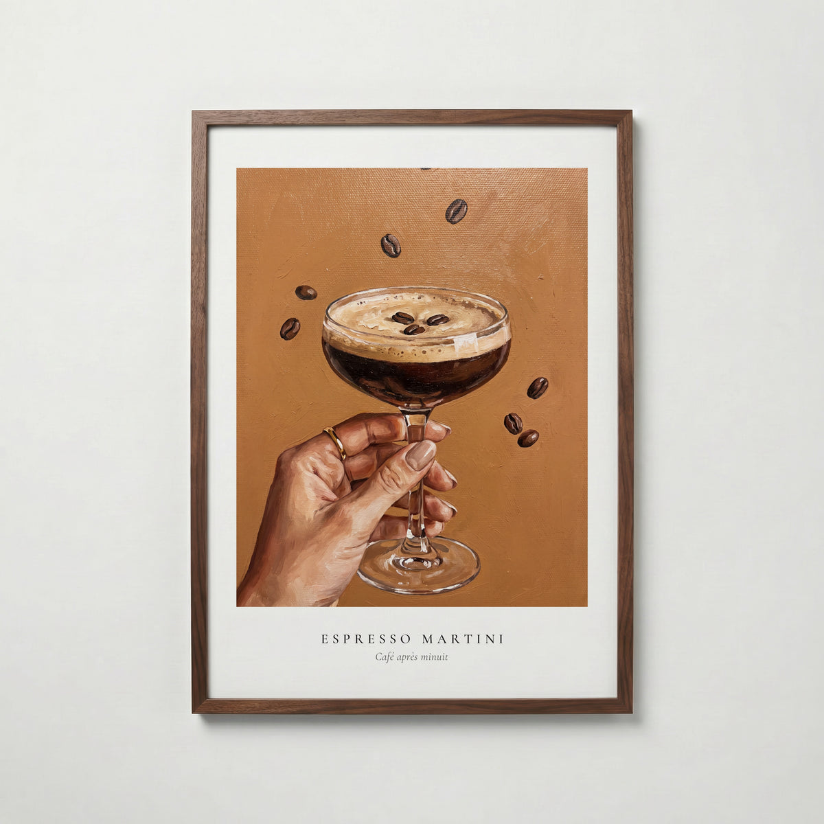 Espresso Martini Coupe Poster – valnötsram