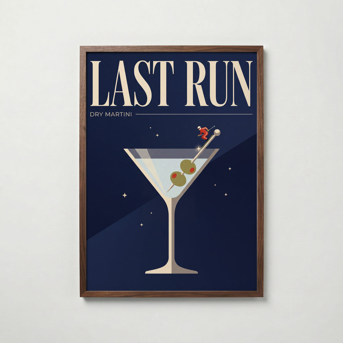 Midnight Olive Run Poster – valnötsram