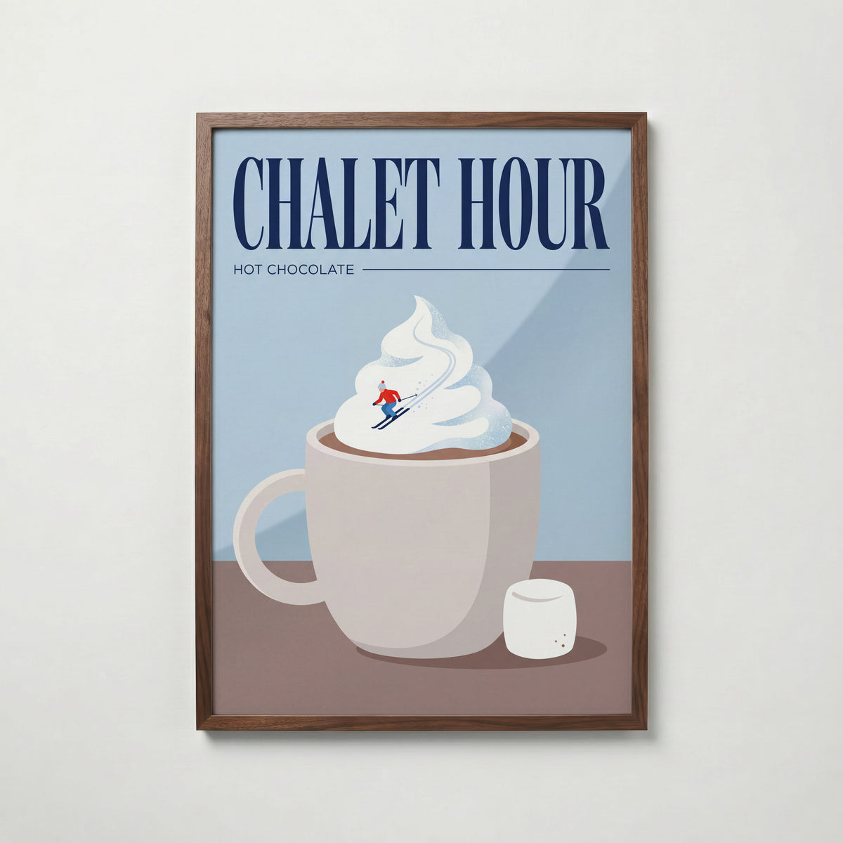 Whipped Cocoa Slope Poster – valnötsram