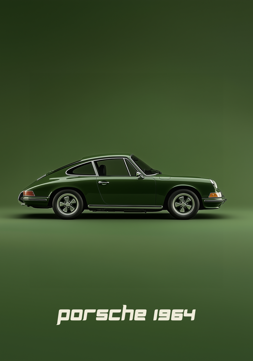 Retro Porsche – affisch med snyggt motiv, köp enkelt hos Bozetto i flera storlekar