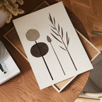 Abstract Garden Shapes – köp enkelt hos Bozetto konsttryck i hög kvalitet i hög kvalitet