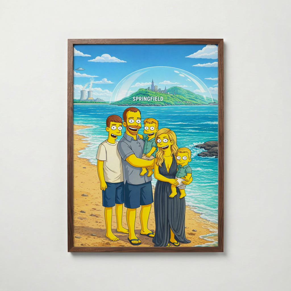 Personlig Poster Simpson - Skapa din egen design