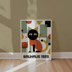 Bauhaus Cat Poster – i rum 4