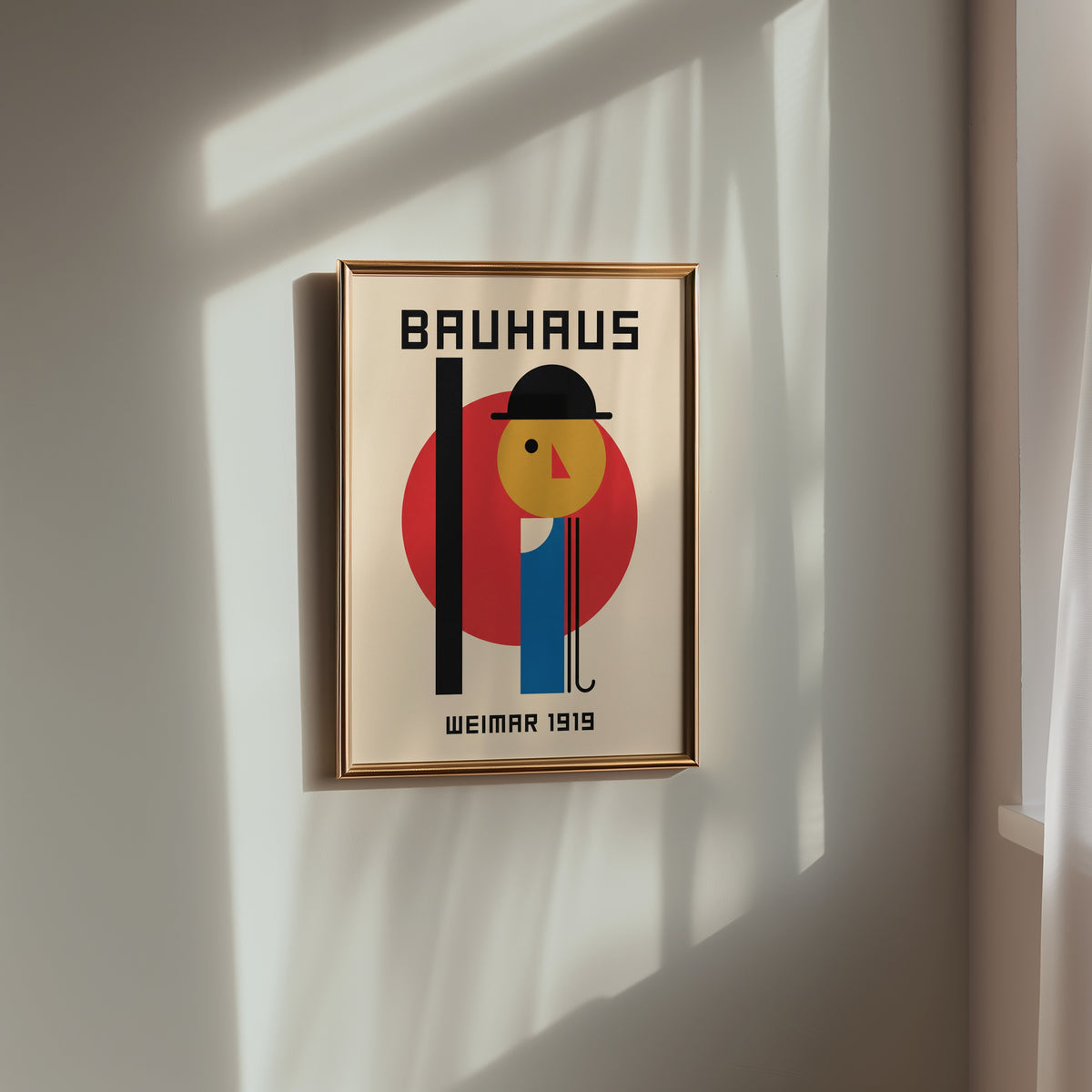Bauhaus Gentleman Poster – i rum 3
