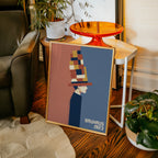 Bauhaus Hat Lady Poster – i rum 1
