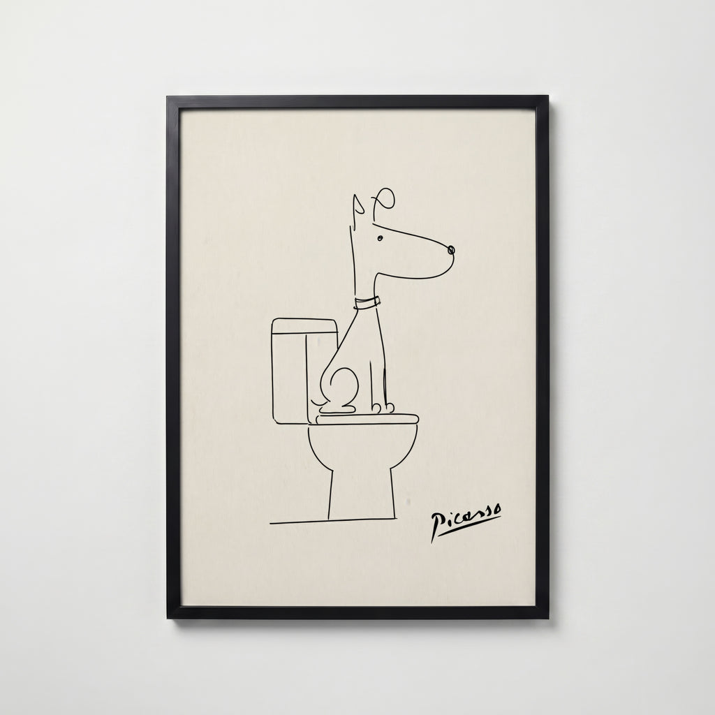 Pablo Picasso Whispering poster visad rakt fram – Bozetto affisch i hög tryckkvalitet