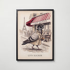 City Slicker Poster – svart ram