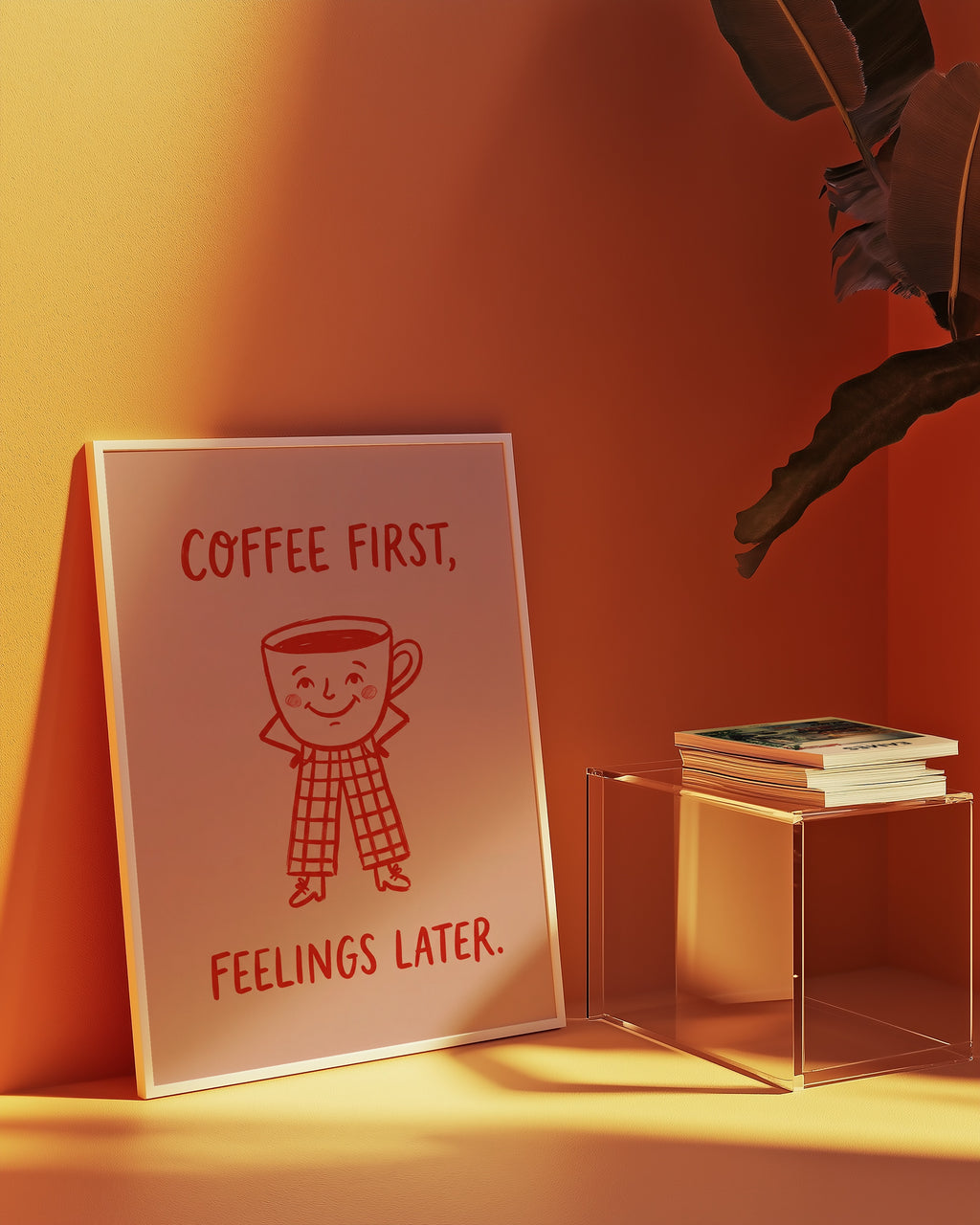 Coffee First Poster – i rum 1