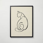 Feline Curl Poster i hemmiljö