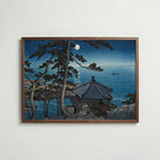 Moon at Goura Hasui Kawase – köp enkelt hos Bozetto konsttryck i hög kvalitet i hög kvalitet