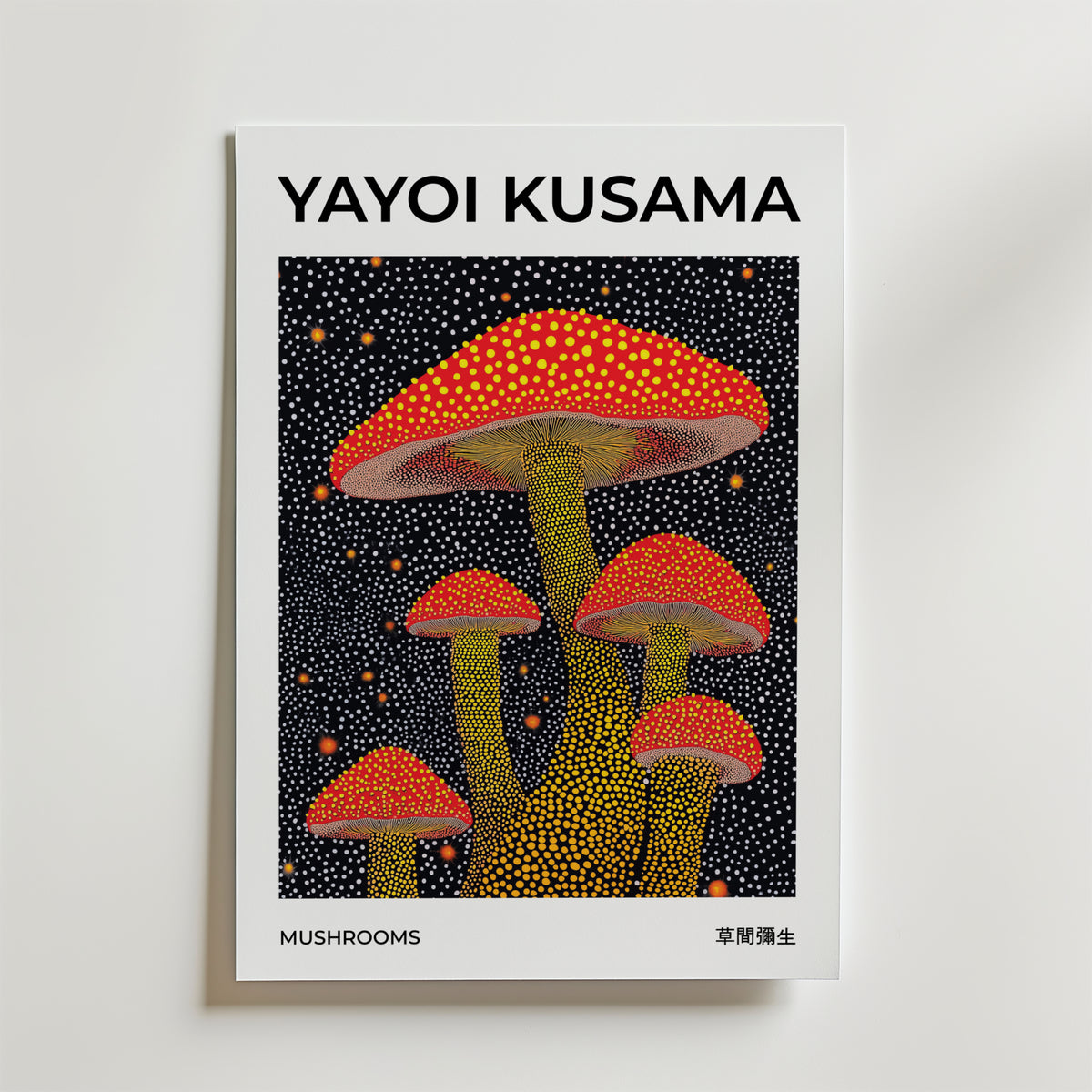 Bundle 3-pack Yayoi Kusama Art Collection – kuraterad postercollection som lyfter hemmet hos Bozetto