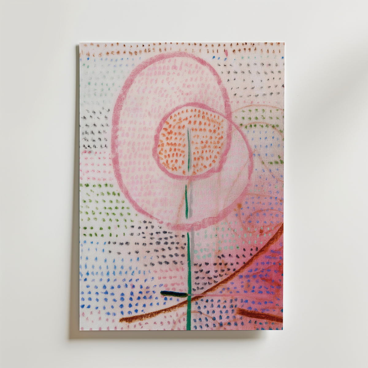 Paul Klee Blossoming 1934 Poster – canvas utan passepartout