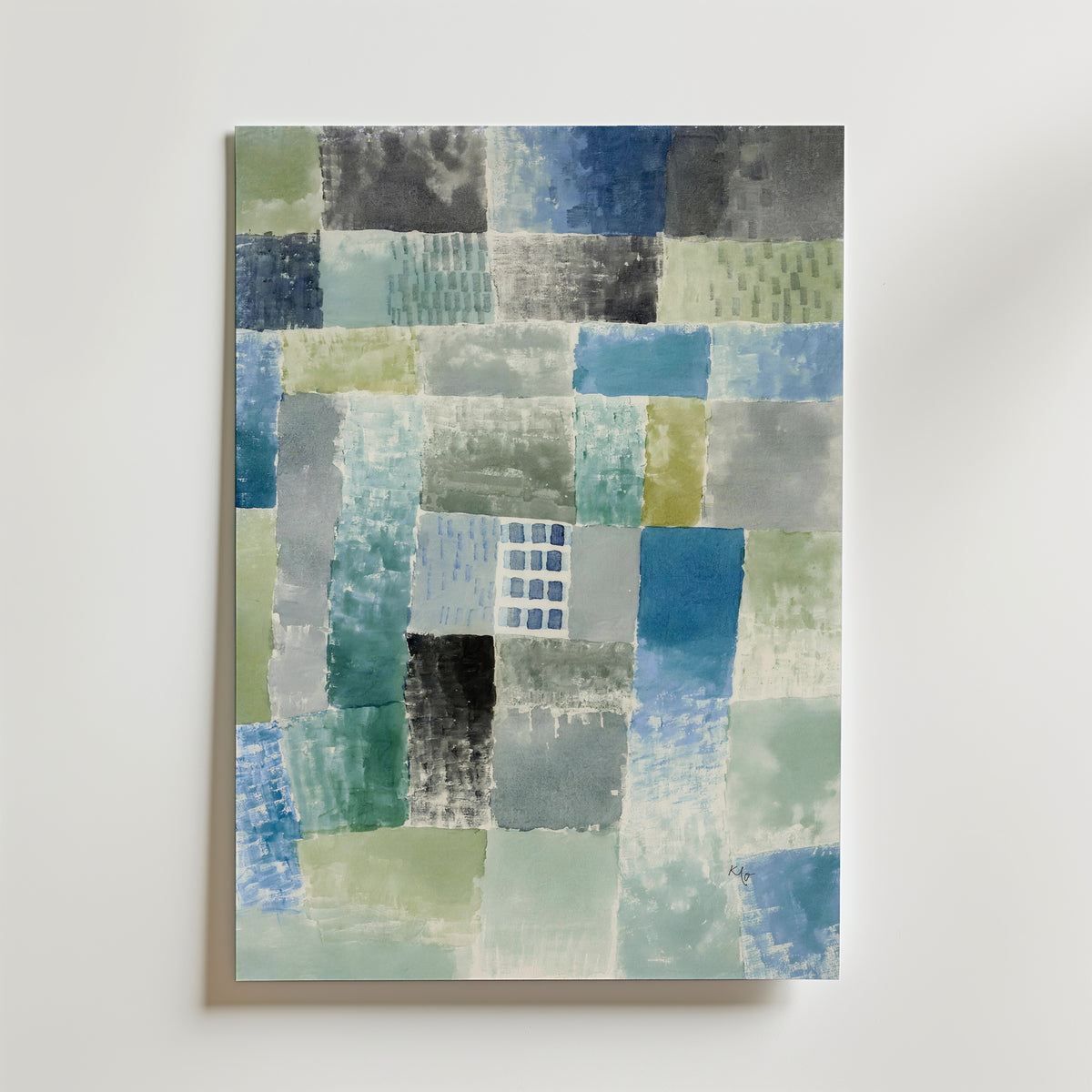Paul Klee First House in a Settlement 1926 Poster – canvas utan passepartout