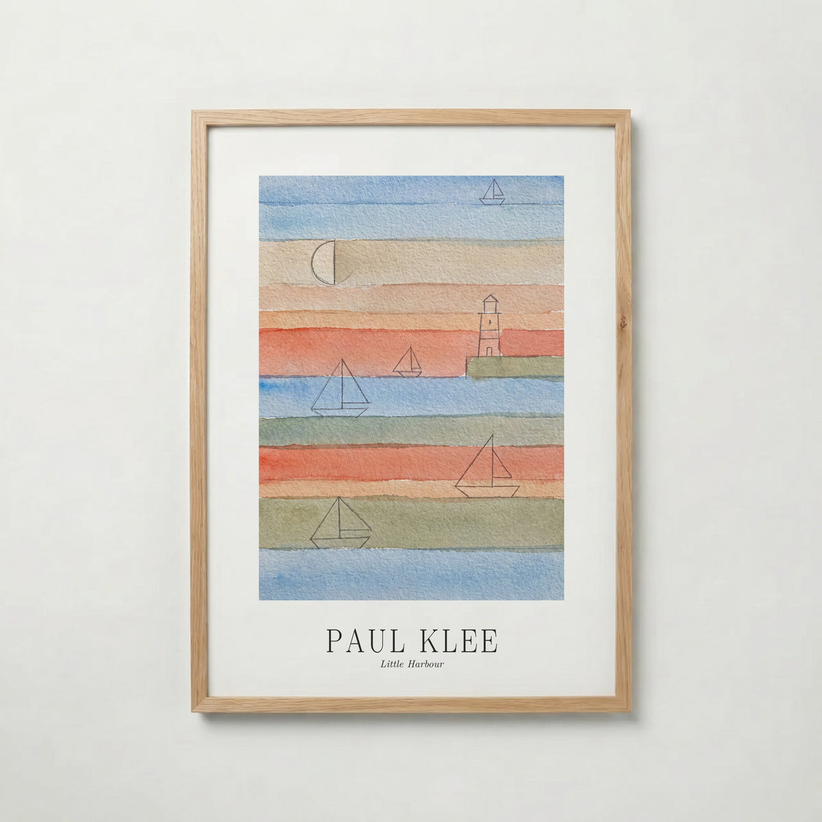 Paul Klee Little Harbour Poster – ekram