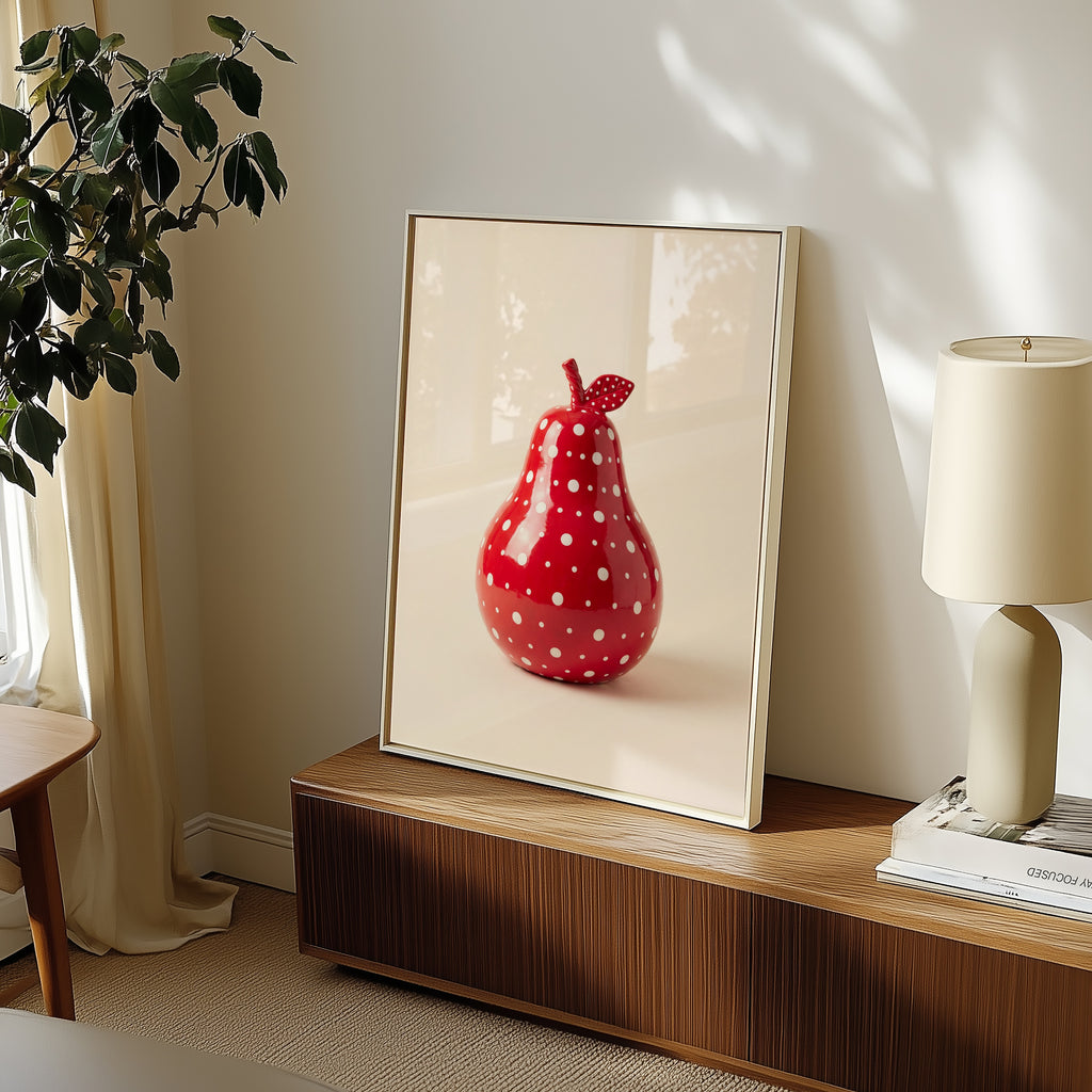 Polka Dot Pear Poster – i rum 5
