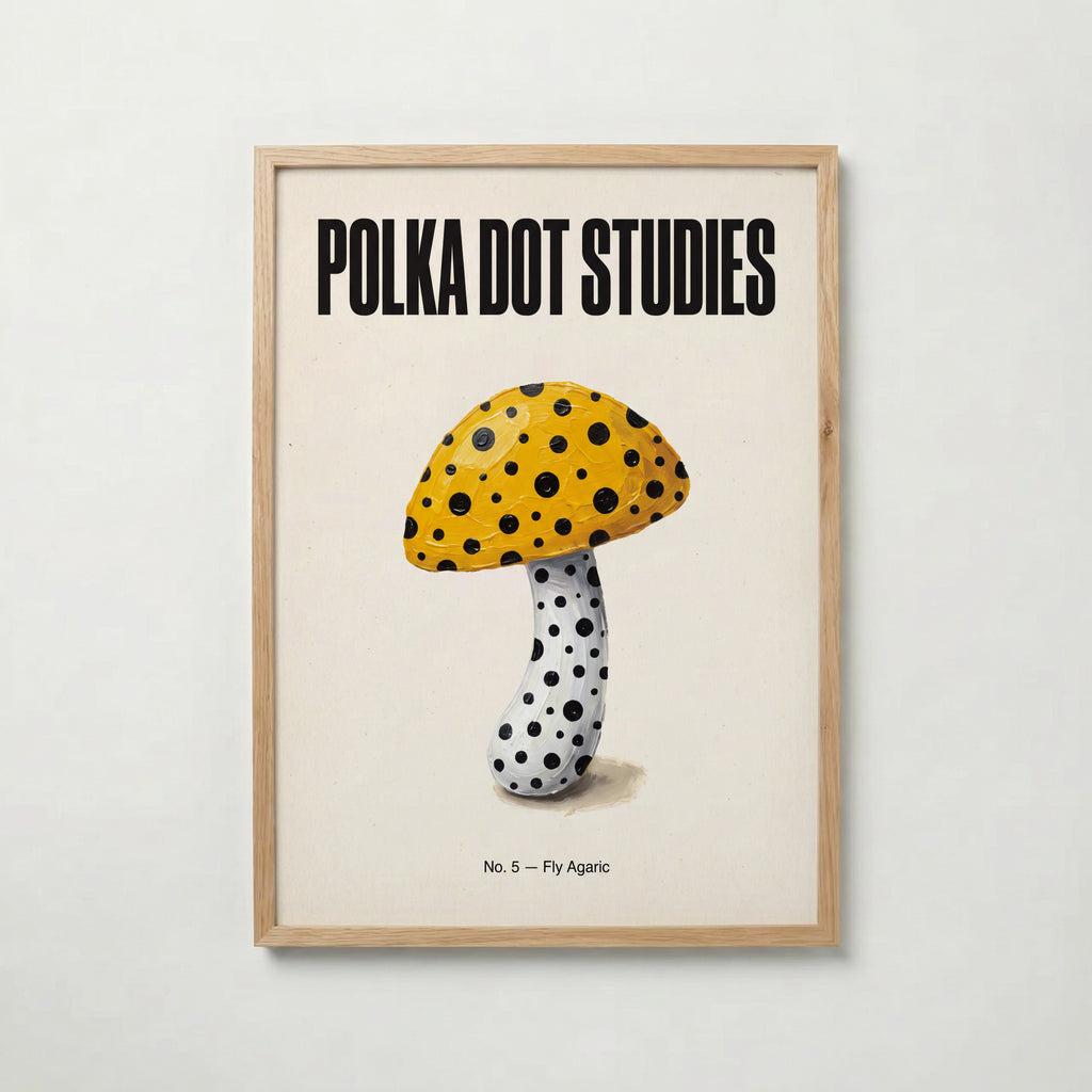 Polka Dot Fly Agaric Poster – ekram