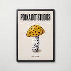 Polka Dot Fly Agaric Poster – svart ram