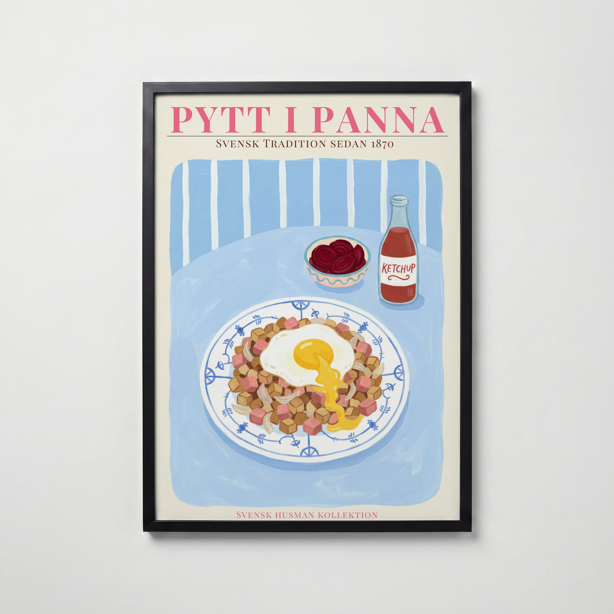 Pytt i Panna – affisch med snyggt motiv, köp enkelt hos Bozetto i flera storlekar