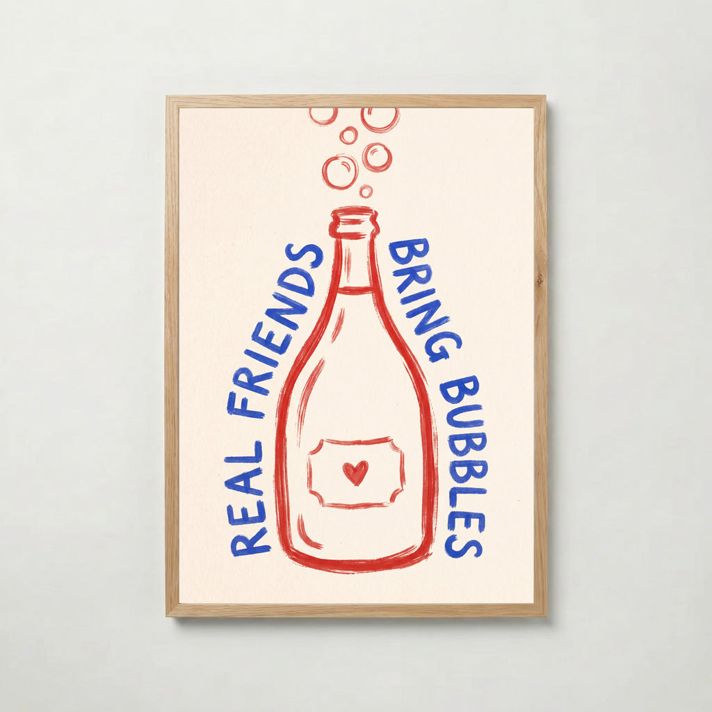 Real Friends Bring Bubbles Poster – ekram