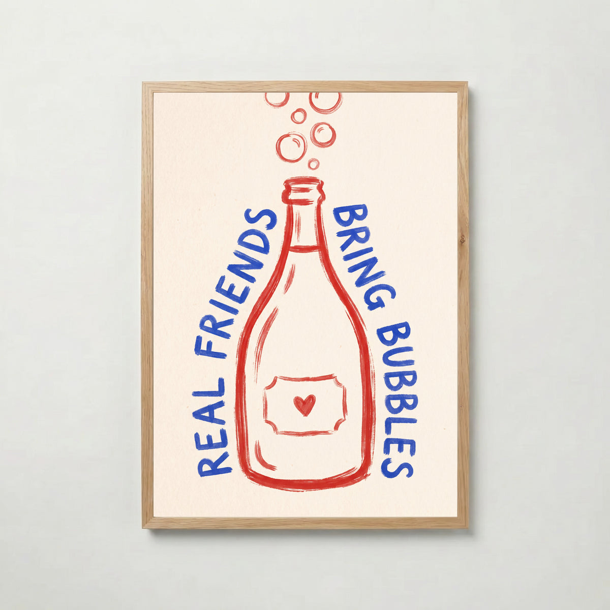 Real Friends Bring Bubbles Poster – ekram