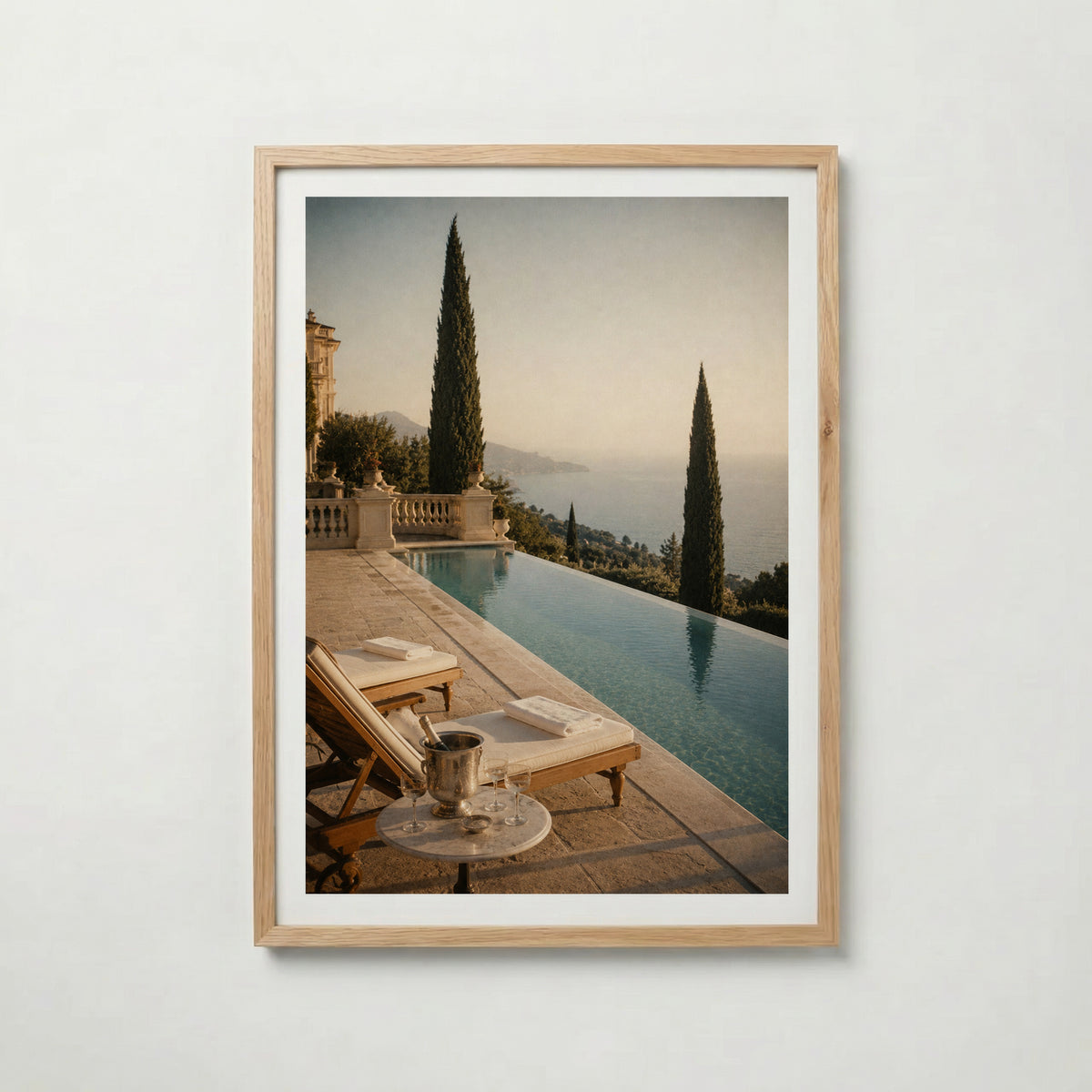 Riviera Infinity Pool Poster