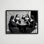 Sisters Night Out Poster – svart ram