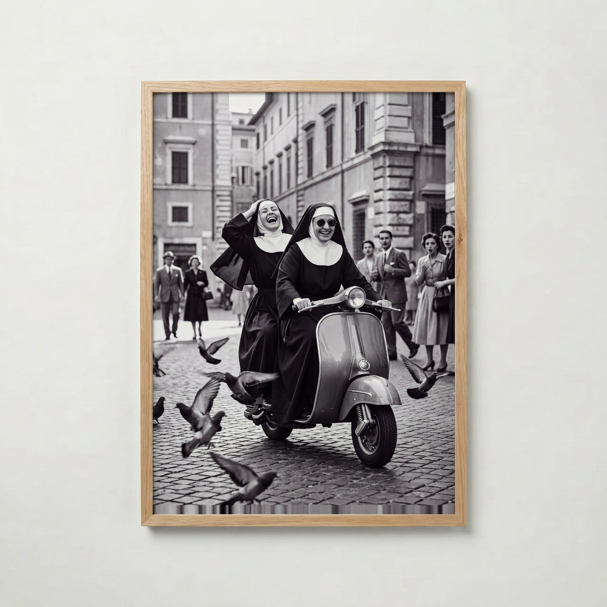 Sisters on a Scooter Poster – ekram