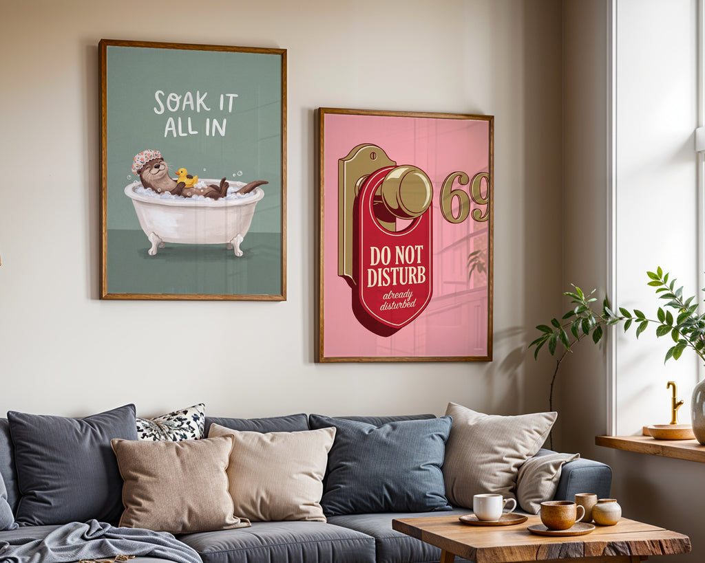 Soak It All In Poster – två posters i rum 2