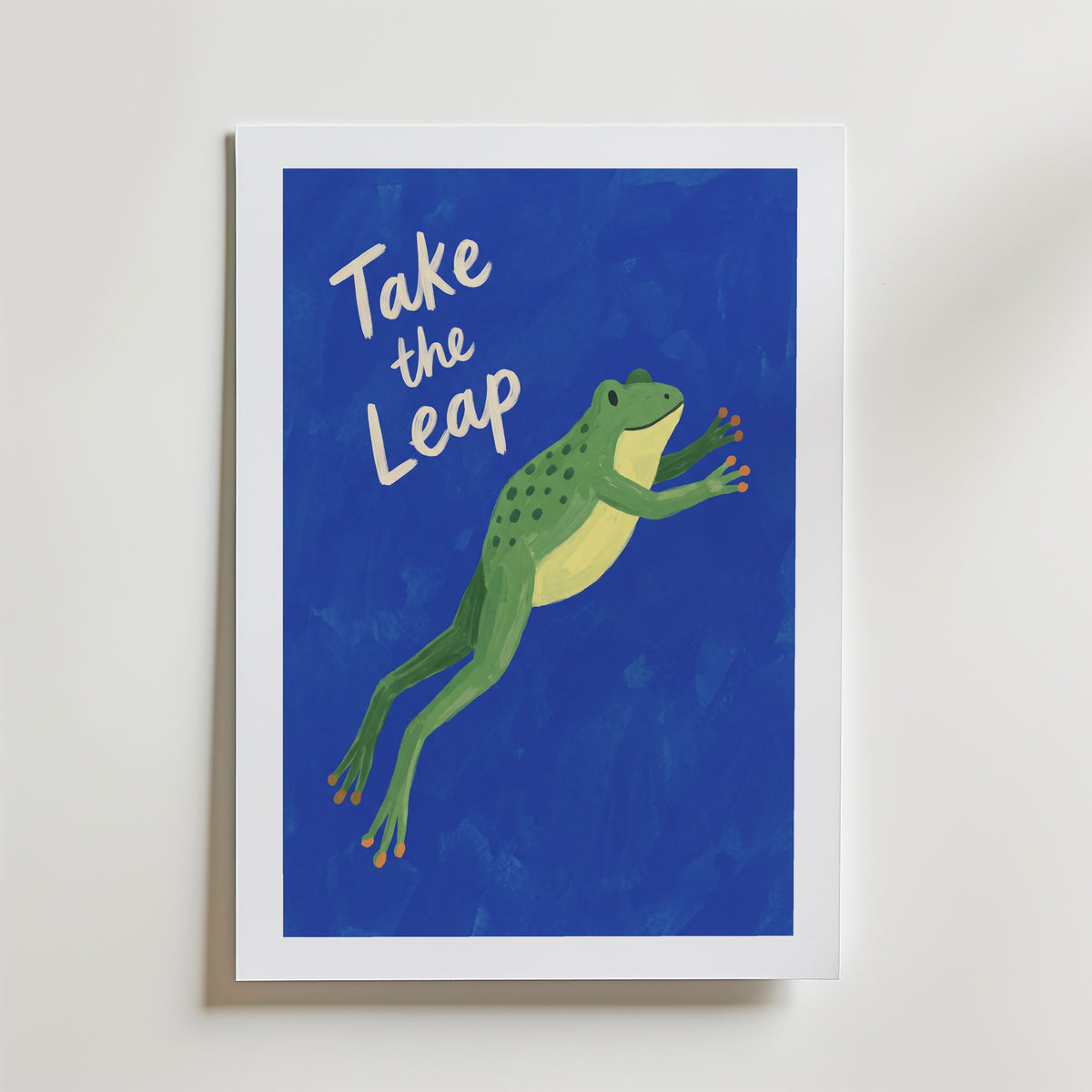 Take the Leap Poster – med passepartout