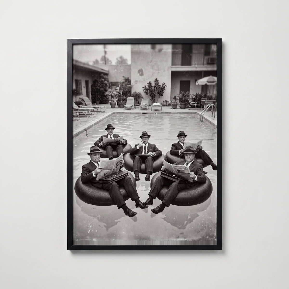 The Board Meeting Poster – svart ram