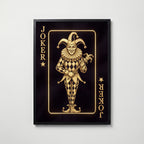 The Golden Joker Poster – svart ram