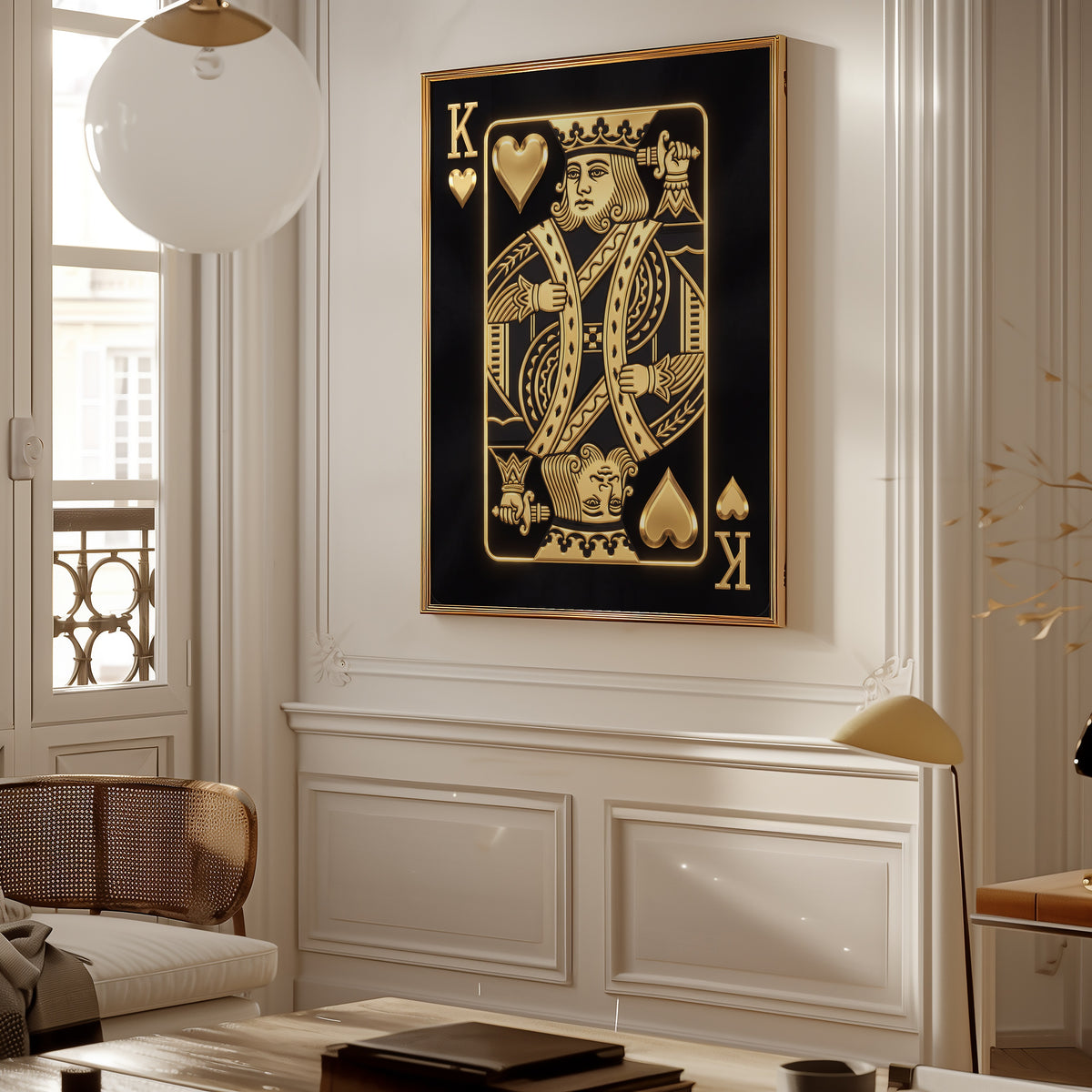 The Golden King of Hearts Poster – i rum 2