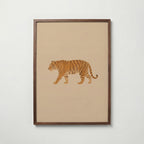 Tiger Stroll Poster – valnötsram