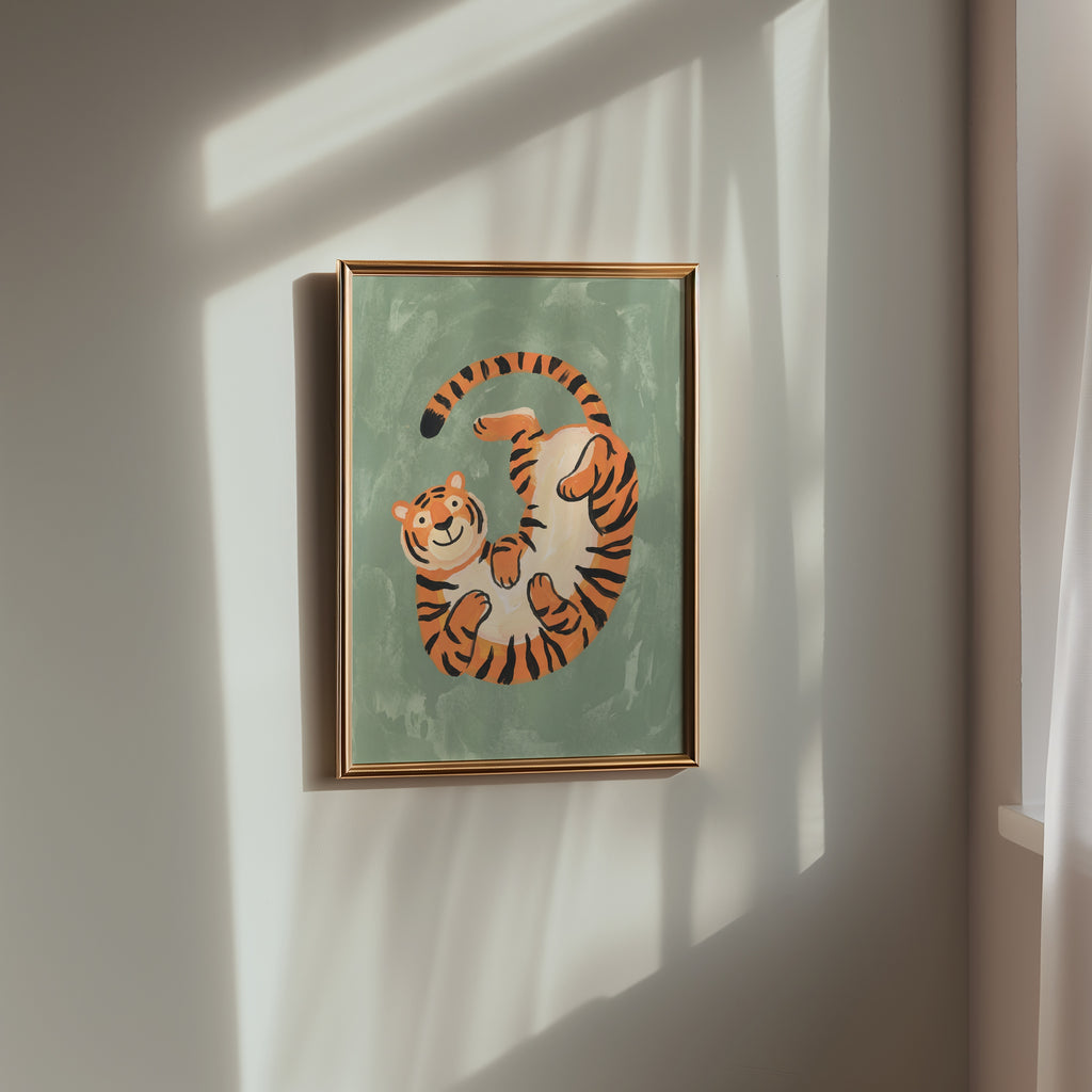 Tiger Tumble Poster – i rum 3