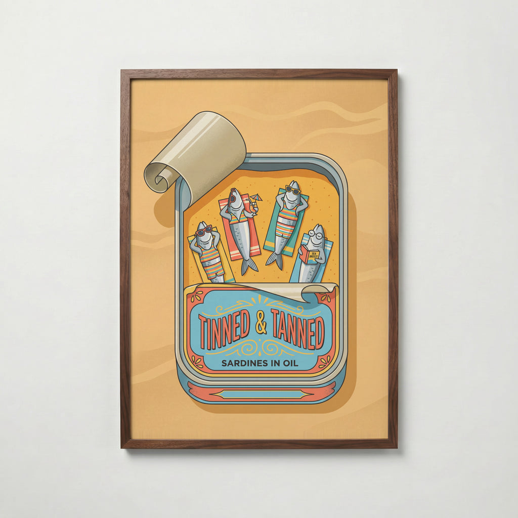 Tinned & Tanned Poster – valnötsram