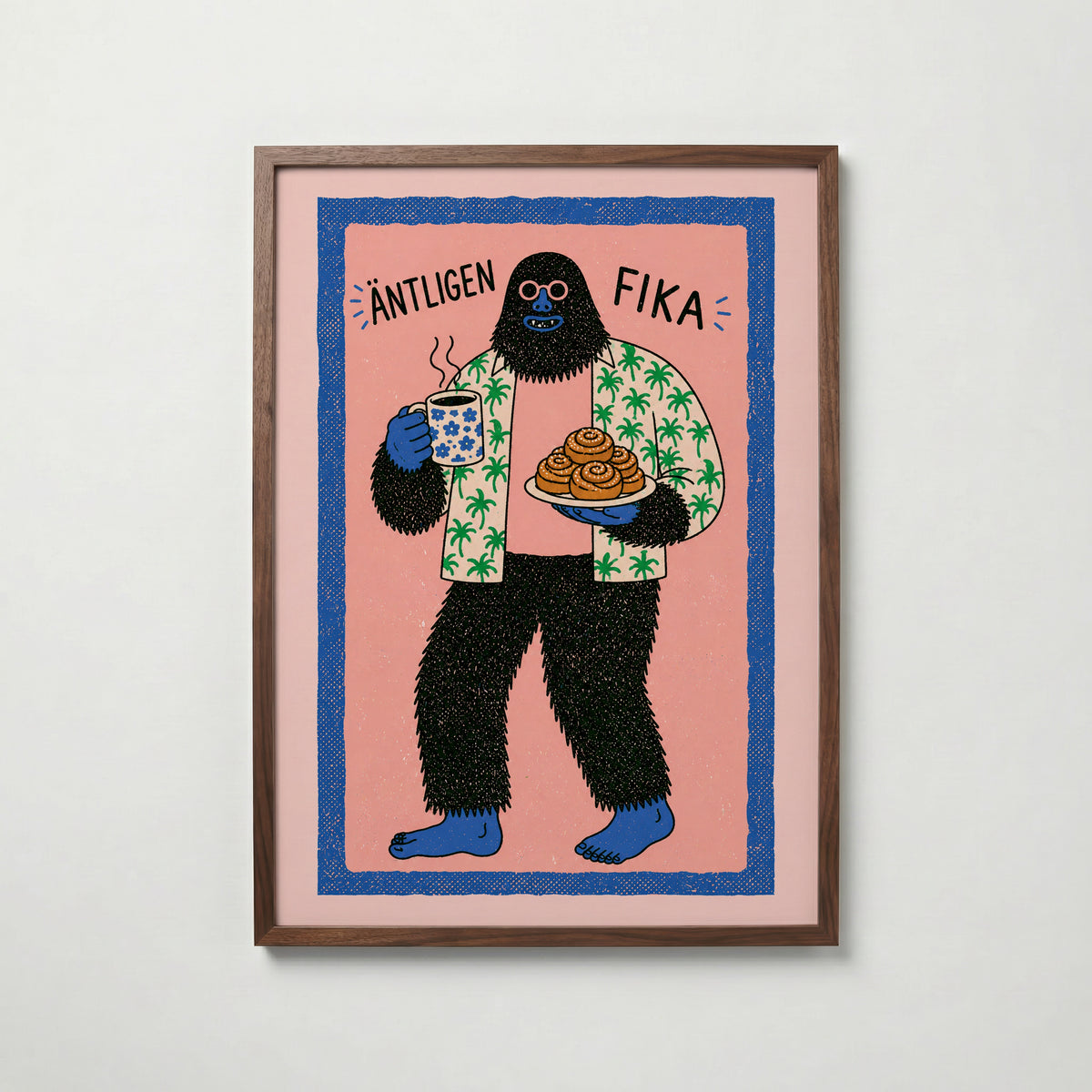 Äntligen Fika Poster – valnötsram