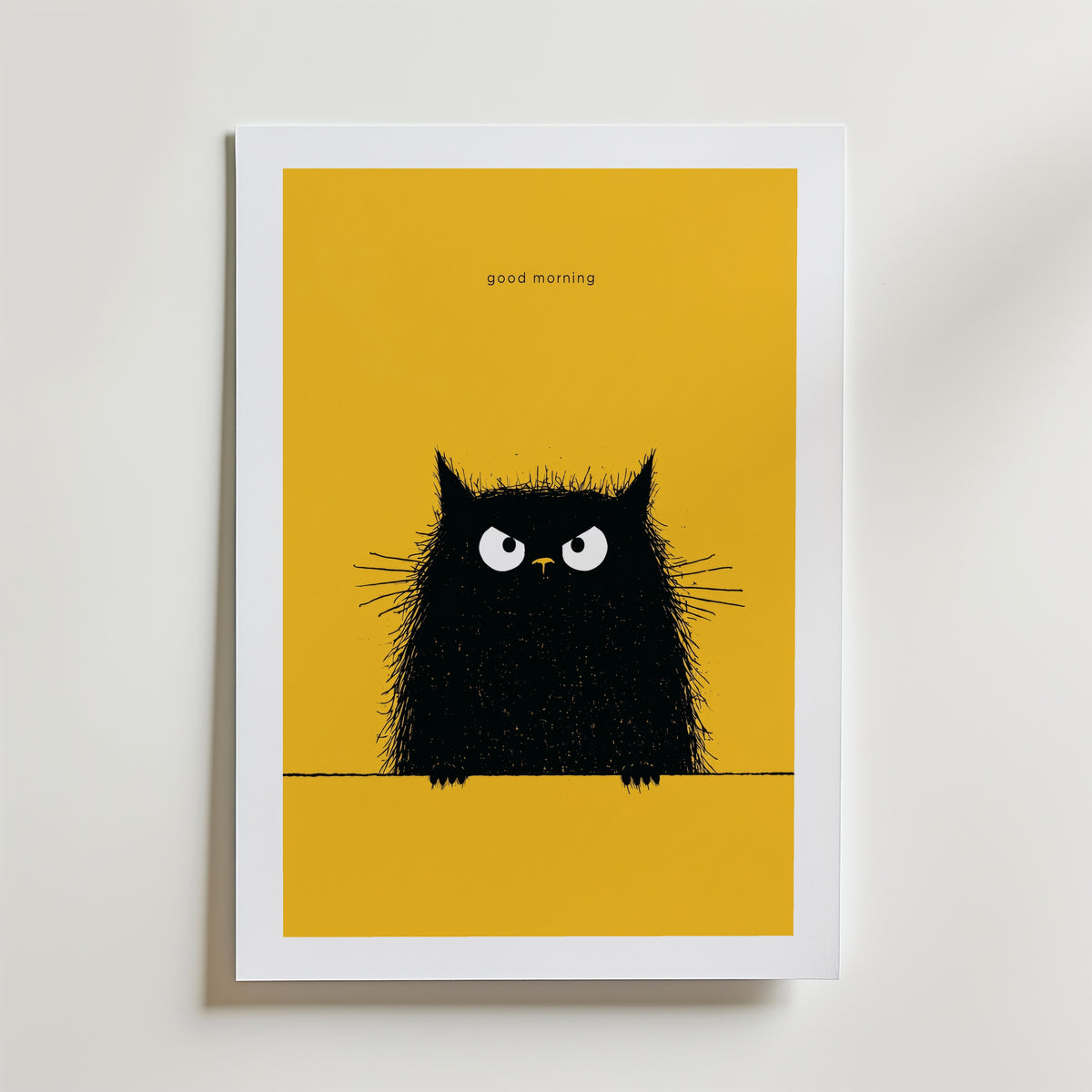 Good Morning Poster – med passepartout