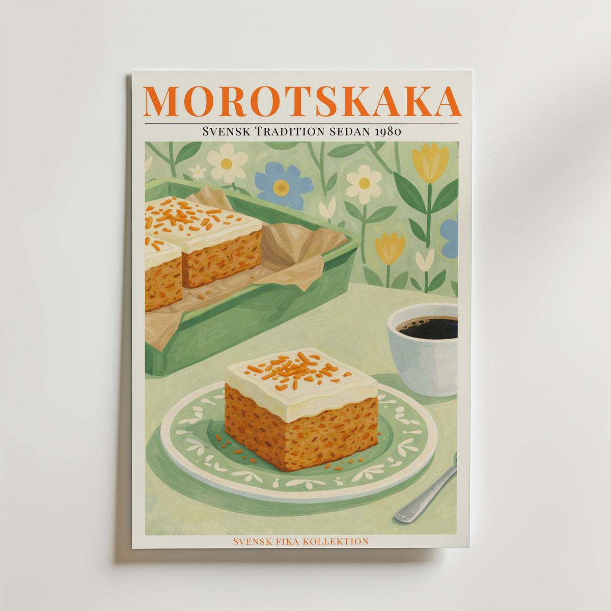 Morotskaka – stilfullt konsttryck från Bozetto, tryckt på matt finpapper i hög tryckkvalitet