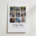 Personlig 9 foton familjenamn poster